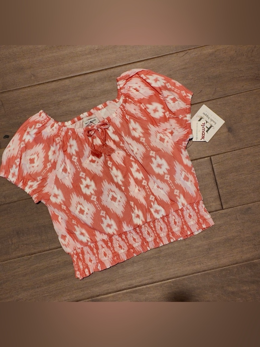 Haute Hippe Girl’s Boho Top (size Large-10/12)